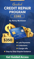 Guided Credit Repair Program – Core