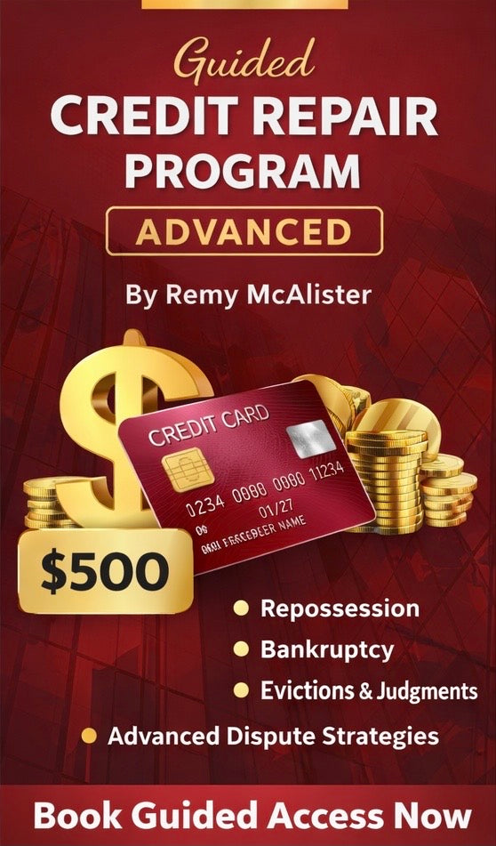 Guided Credit Repair Program – Advanced